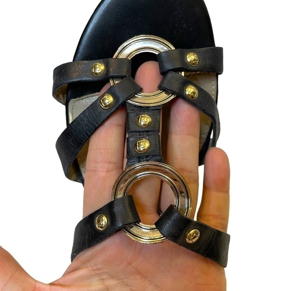 Liz Claiborne Black Leather Sandals 🖤 - Picture 2 of 7